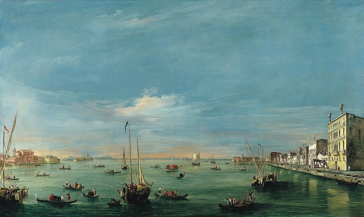 Veduta del Canale della Giudecca e le Zattere - Museo Thyssen, Bornemisza